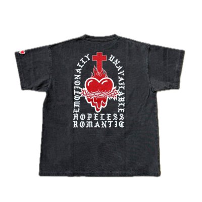画像1: EMOTIONALLY UNAVAILABLE (EU LOGO CL SS TEE) BLACK