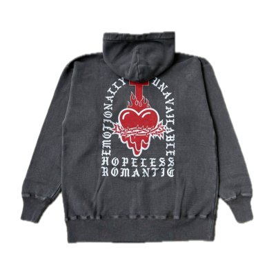 画像1: EMOTIONALLY UNAVAILABLE (EU LOGO CL HOODIE) BLACK