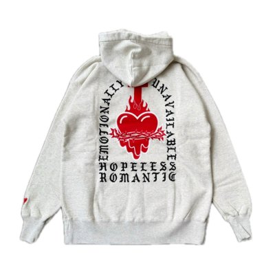 画像1: EMOTIONALLY UNAVAILABLE (EU LOGO CL HOODIE) IVORY