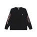 画像1: BLACK EYE PATCH (ALL CITY L/S TEE) BLACK (1)