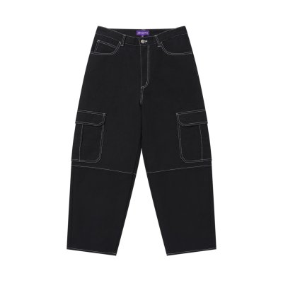 画像2: BLACK EYE PATCH (URBAN ARROWS BAGGY CARGO PANTS) BLACK
