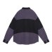 画像2: C.E (STRIPE FLANNEL BIG SHIRT) PURPLE (2)