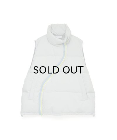 画像1: FACETASM (FLOWING DOWN VEST) MINT