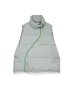画像1: FACETASM (FLOWING DOWN VEST) MINT (1)