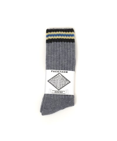 画像2: FACETASM (RIB SOCKS) GRAY