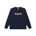 画像1: BLACK EYE PATCH (HANDLE WITH CARE L/S TEE) NAVY (1)