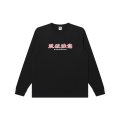 BLACK EYE PATCH (HANDLE WITH CARE L/S TEE) BLACK