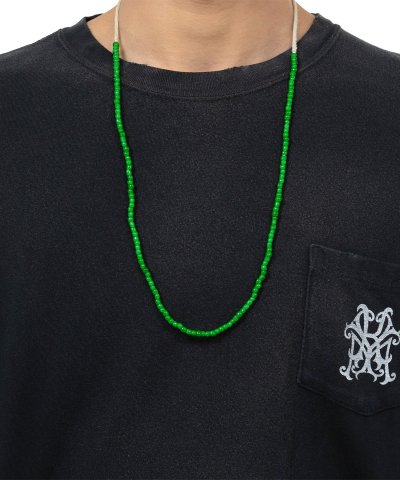 画像1: KAMIYA (Glass Beads Necklace) GREEN
