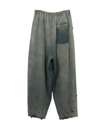画像2: Maison MIHARA YASUHIRO (Sun Faded Like Sweat Pants) GREEN