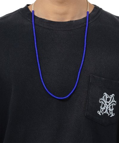 画像1: KAMIYA (Glass Beads Necklace) BLUE