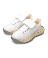 Maison MIHARA YASUHIRO ("SCOTT" OG SOLE FILM ATTACHED CANVASLOW-TOP SNEAKER) WHITE