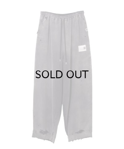 画像1: Maison MIHARA YASUHIRO (Sun Faded Like Sweat Pants) BLACK