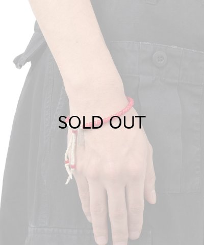 画像1: KAMIYA (Glass Bead Bracelet) RED