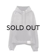 Maison MIHARA YASUHIRO (Sun Faded Like Hoodie) BLACK