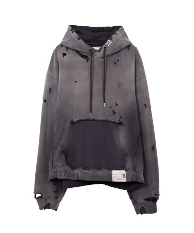 画像1: Maison MIHARA YASUHIRO (Sun Faded Like Hoodie) BLACK
