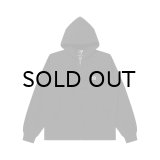 BLACK EYE PATCH (SMALL OG THERMAL ZIP HOODIE) BLACK