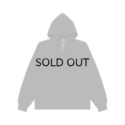 画像1: BLACK EYE PATCH (SMALL OG THERMAL ZIP HOODIE) BLACK