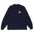 LQQK STUDIO (LONGSLEEVE BRICK LOGO) NAVY