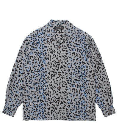 画像1: WACKO MARIA (HAWAIIAN SHIRT L/S TYPE-3) GRAY