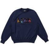 LQQK STUDIO (BUS SEAT SWEAT CREWNECK) BLUE