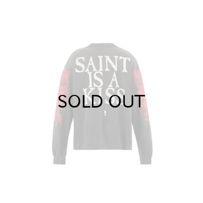 画像2: SAINT Mxxxxxx (LS TEE_SAINT IS A KISS) BLACK