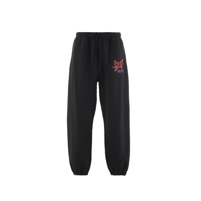 画像1: SAINT Mxxxxxx (SWEAT PANTS_RIBON SAINT) BLACK