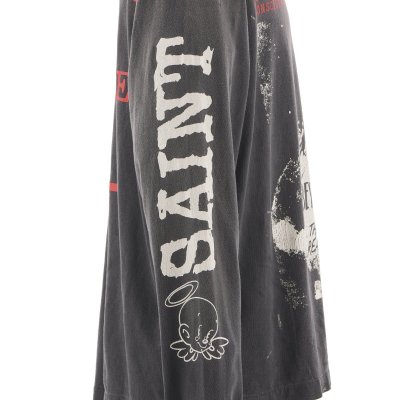 画像3: SAINT Mxxxxxx (LS TEE_SAINT YOUTH) BLACK
