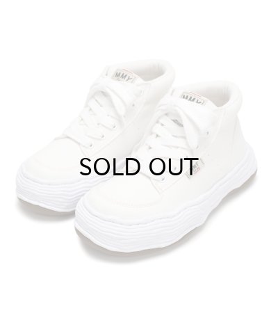 画像1: Maison MIHARA YASUHIRO ("OLIVER" OG SOLE CANVAS HIGH-TOP SNEAKER) WHITE