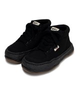 Maison MIHARA YASUHIRO ("OLIVER" OG SOLE CANVAS HIGH-TOP SNEAKER) BLK-BLK