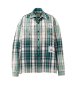 画像1: Maison MIHARA YASUHIRO (Vintage Like Check Shirt) GREEN (1)