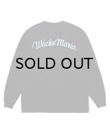 WACKO MARIA (WASHED HEAVY WEIGHT CREW NECK LONG SLEEVE T-SHIRT TYPE-3) BLACK