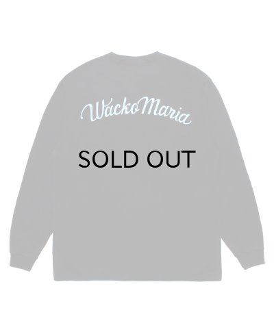 画像1: WACKO MARIA (WASHED HEAVY WEIGHT CREW NECK LONG SLEEVE T-SHIRT TYPE-3) BLACK