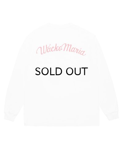 画像1: WACKO MARIA (WASHED HEAVY WEIGHT CREW NECK LONG SLEEVE T-SHIRT TYPE-3) WHITE