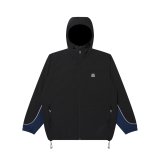 BLACK EYE PATCH (SMALL OG LABEL NYLON TRACK JACKET) BLACK