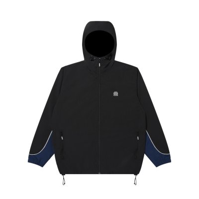 画像1: BLACK EYE PATCH (SMALL OG LABEL NYLON TRACK JACKET) BLACK