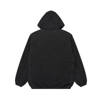 画像2: BLACK EYE PATCH (METAL LOGO HOODED DENIM JACKET) BLACK
