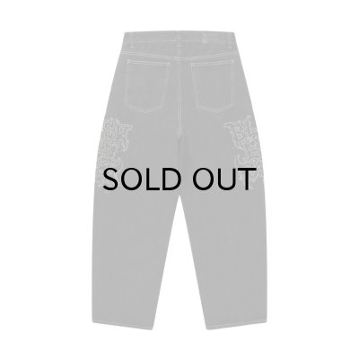 画像2: BLACK EYE PATCH (METAL LOGO EXTRA BAGGY JEANS) BLACK