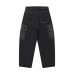 画像2: BLACK EYE PATCH (METAL LOGO EXTRA BAGGY JEANS) BLACK (2)