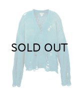 KAMIYA (Sun Faded Like Knit Cardigan) BLUE