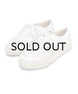 Maison MIHARA YASUHIRO ("BAKER" OG SOLE STUDDES CANVAS LOW-TOP SNEAKER) WHITE