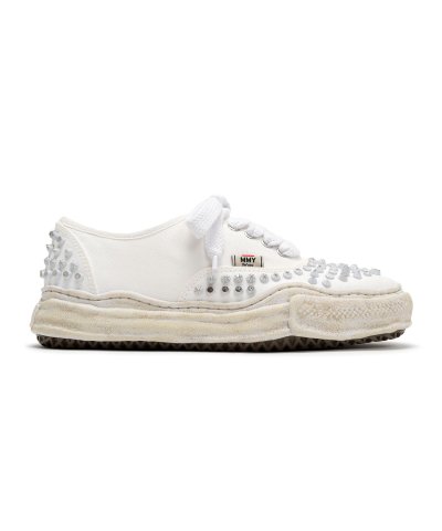 画像2: Maison MIHARA YASUHIRO ("BAKER" OG SOLE STUDDES CANVAS LOW-TOP SNEAKER) WHITE