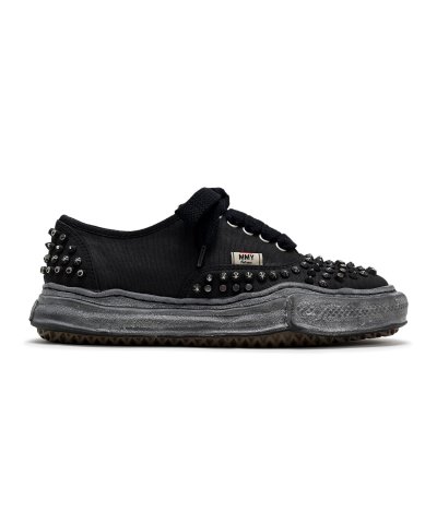 画像2: Maison MIHARA YASUHIRO ("BAKER" OG SOLE STUDDES CANVAS LOW-TOP SNEAKER) BLK-BLK