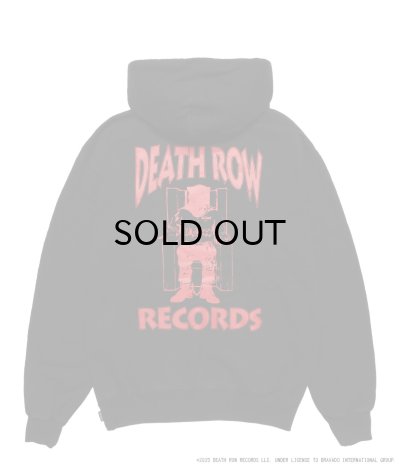 画像1: WACKO MARIA (DEATH ROW RECORDS WASHED MIDDLE WEIGHT PULLOVER HOODED SWEAT SHIRT) BLACK