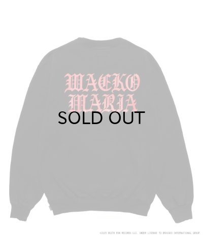 画像2: WACKO MARIA (DEATH ROW RECORDS WASHED MIDDLE WEIGHT CREW NECK SWEAT SHIRT) BLACK