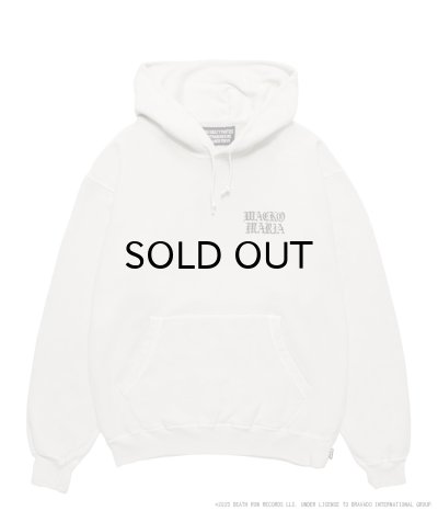 画像2: WACKO MARIA (DEATH ROW RECORDS WASHED MIDDLE WEIGHT PULLOVER HOODED SWEAT SHIRT) IVORY