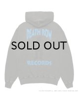 WACKO MARIA (DEATH ROW RECORDS WASHED MIDDLE WEIGHT PULLOVER HOODED SWEAT SHIRT) GRAY