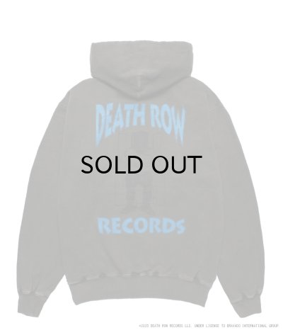 画像1: WACKO MARIA (DEATH ROW RECORDS WASHED MIDDLE WEIGHT PULLOVER HOODED SWEAT SHIRT) GRAY