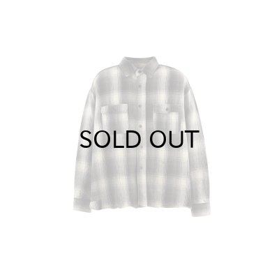 画像1: SAINT Mxxxxxx (BB_FLANNEL SHIRTS_CHECK) BLACK