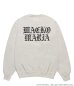 画像2: WACKO MARIA (DEATH ROW RECORDS WASHED MIDDLE WEIGHT CREW NECK SWEAT SHIRT) IVORY (2)