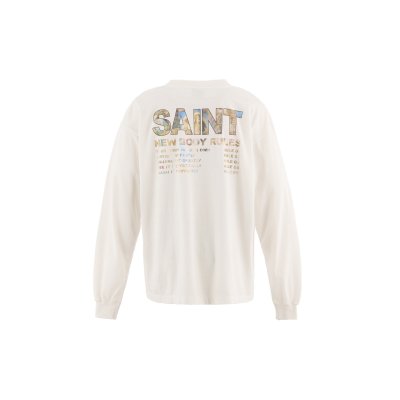 画像2: SAINT Mxxxxxx (LS TEE_NEW BODY RULES) WHITE